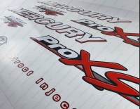 Mercury 250HP Pro XS 2006-2012 Outboard Decal Kit